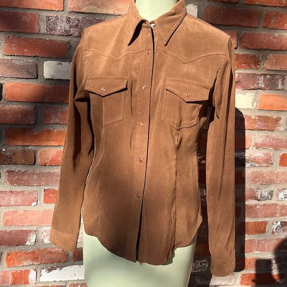 VTG 5 Star by Roper Pearl Snap Shirt size Small - Picture 1 of 7